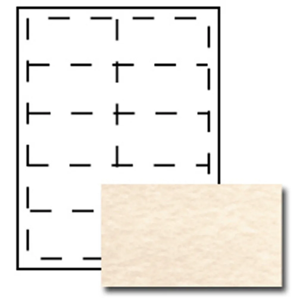 Parchment Printable Business Cards - Pack of 250