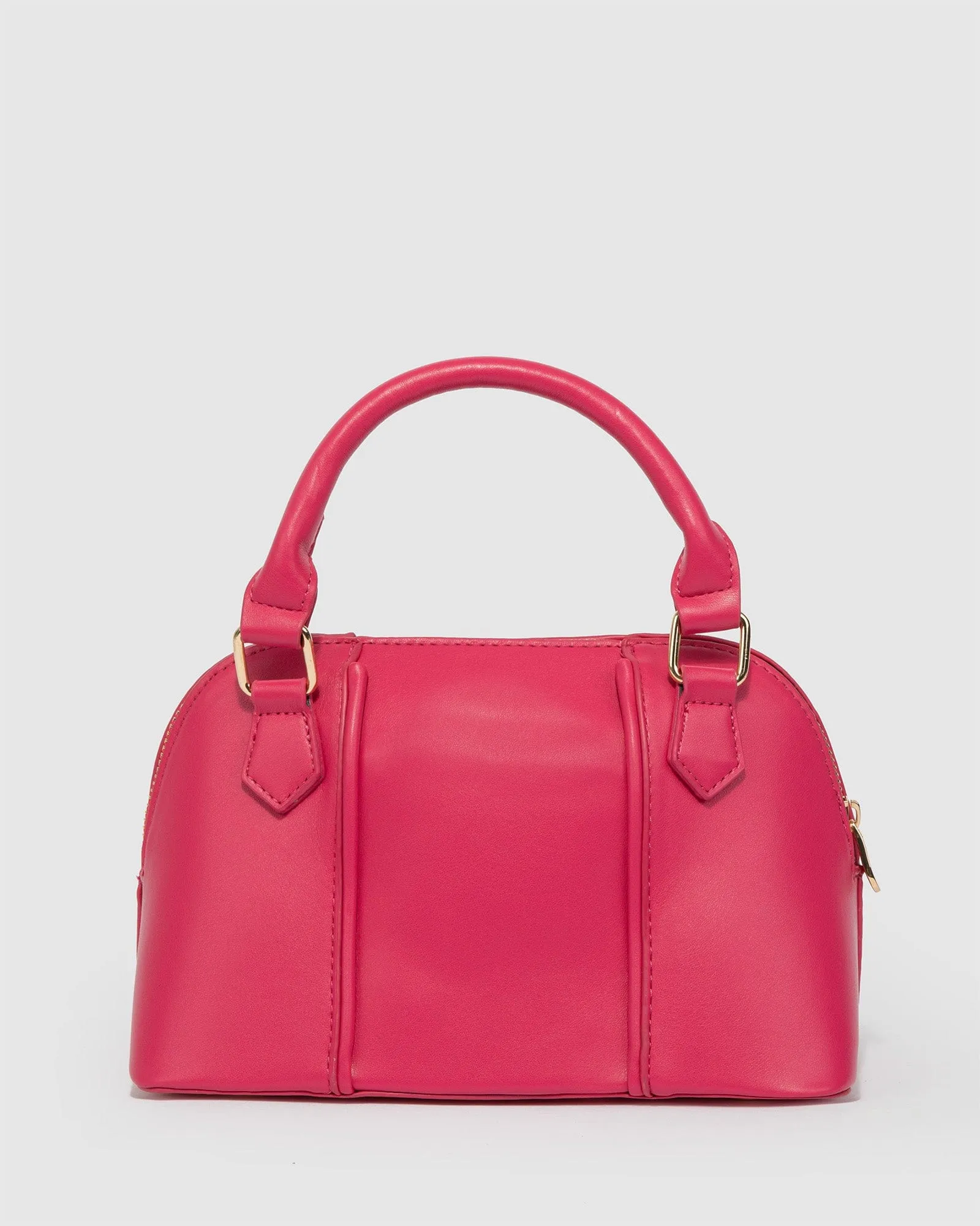 Pink Kelly Bowler Bag