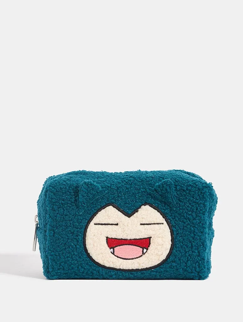 Pokémon Snorlax Embroidered Makeup Bag