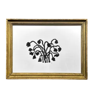 "Flower Arrangement" in an Antique Frame