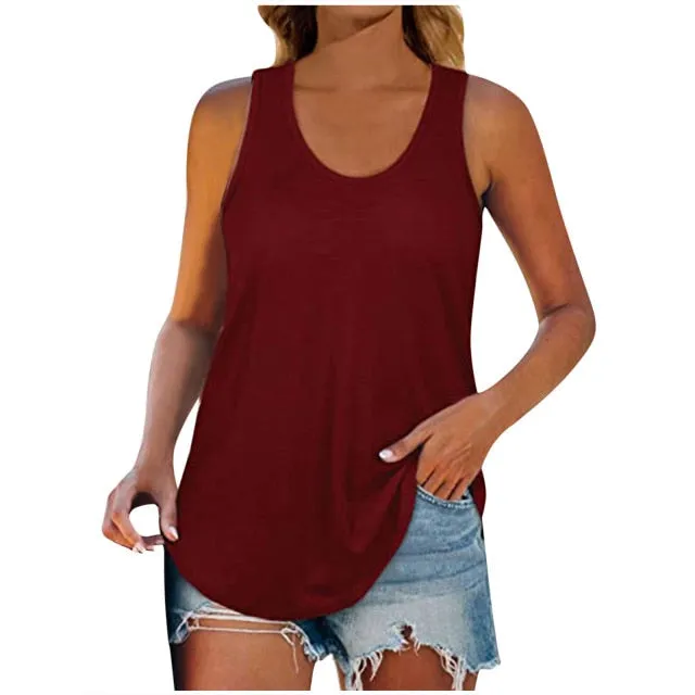 "Harleigh" Round Neck Tank