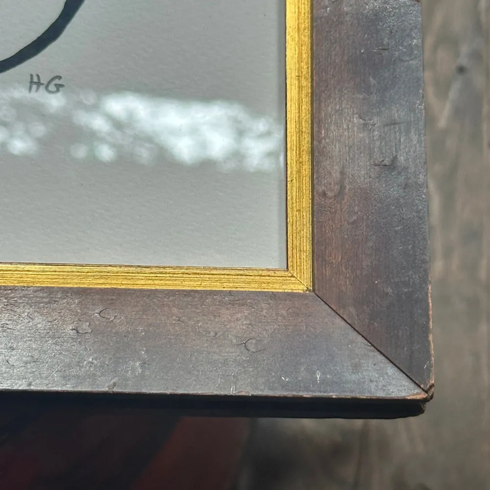 "String" in a 19th Century Antique Frame