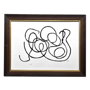 "String" in a 19th Century Antique Frame