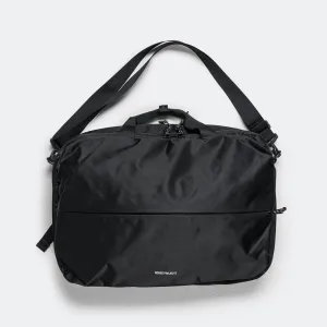 Recycled Nylon Twill 3-Way Bag - Black