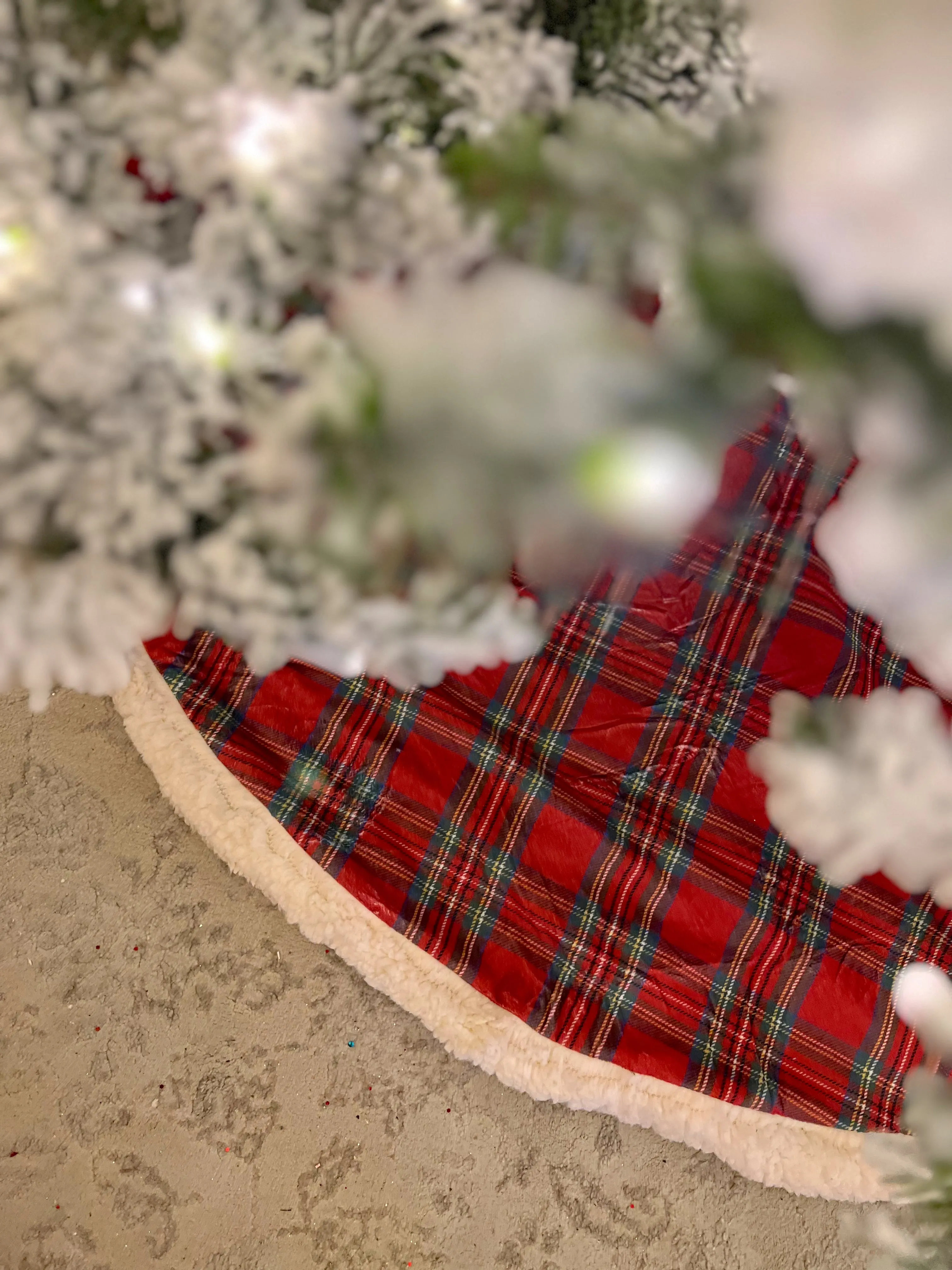 Red Tartan - Tree Skirt