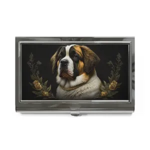 Saint Bernard Business Card Holder