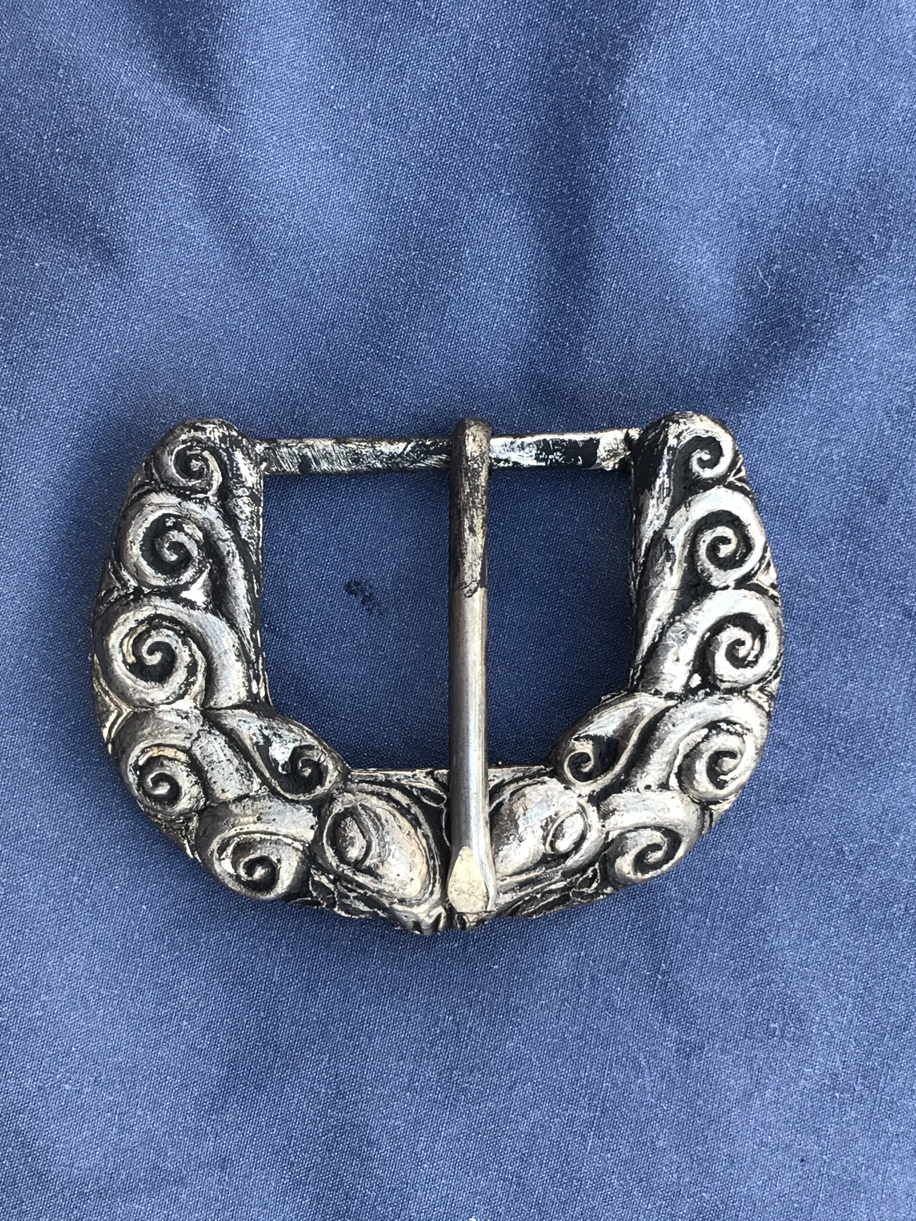 Saxon Stag Belt Buckle (1.5") - W01