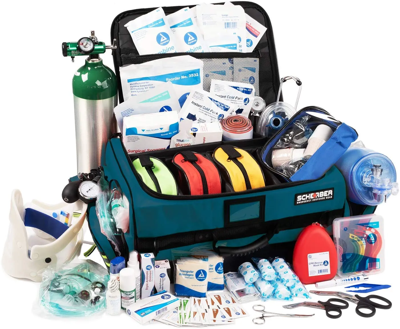 Scherber Ultimate First Responder Trauma kit O2 - Fully Stocked