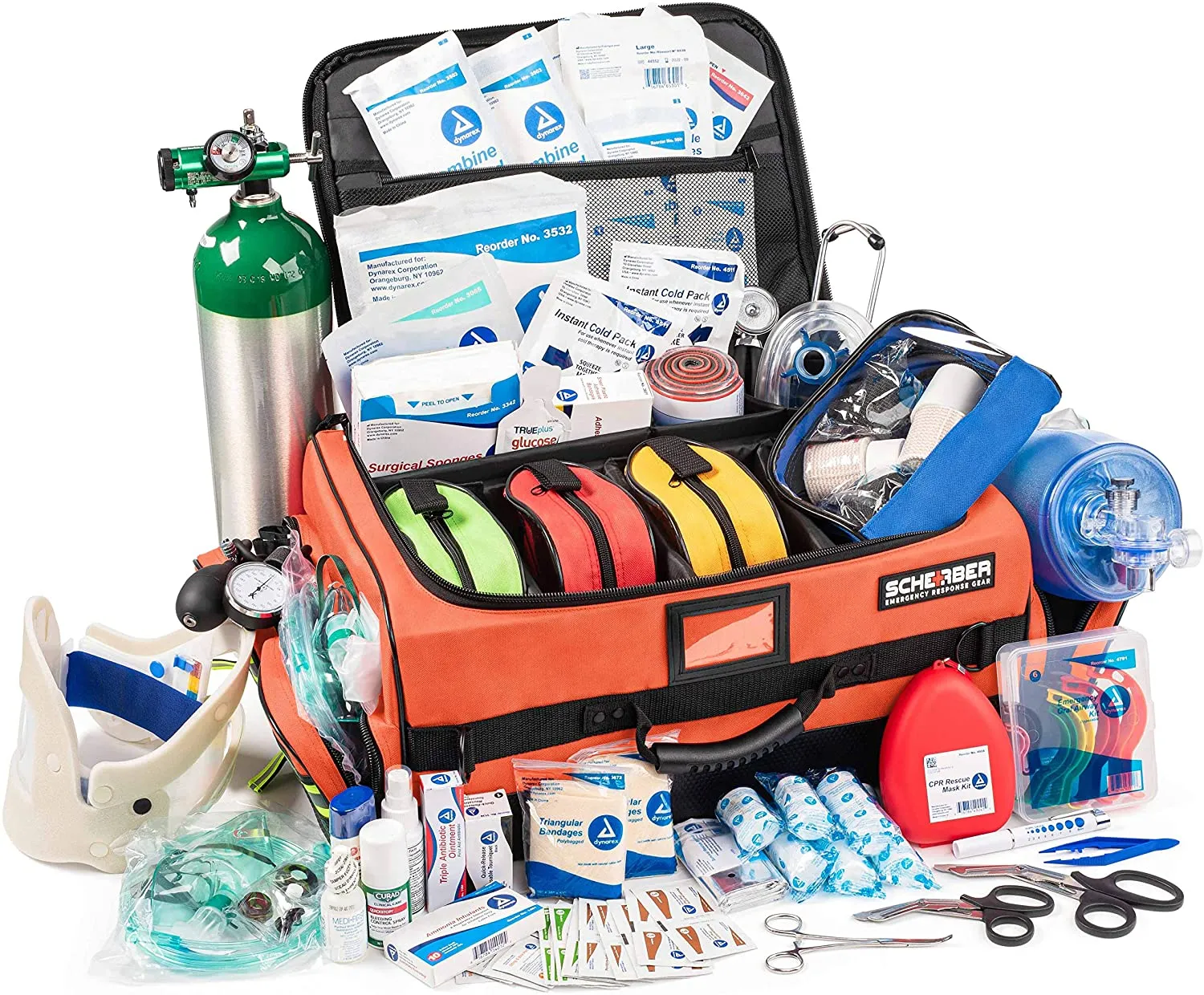 Scherber Ultimate First Responder Trauma kit O2 - Fully Stocked