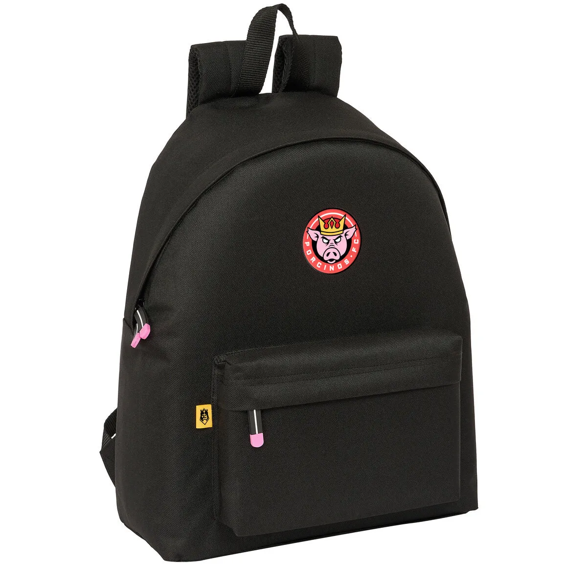 School Bag Kings League Porcinos Black 33 x 42 x 15 cm