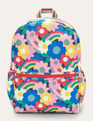 School Bag-Rainbow Flower