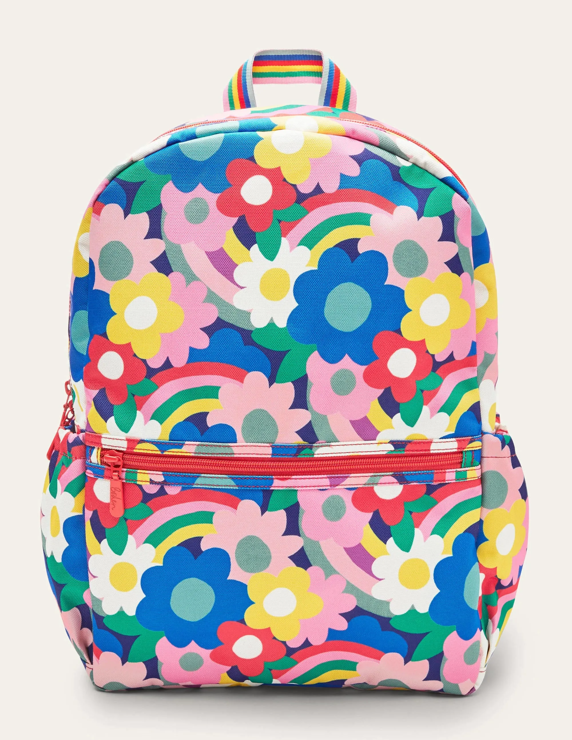 School Bag-Rainbow Flower