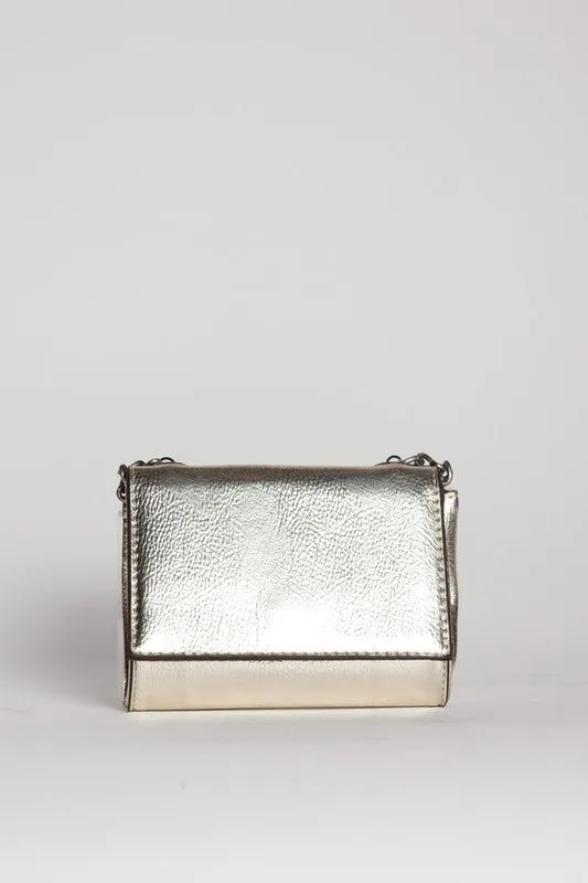 Shimmer and Shine Metallic Crossbody Bag