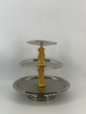 Silver / Gold Ornate Serving Tray