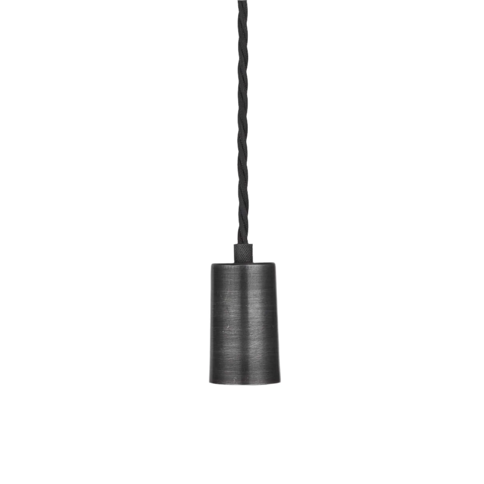 Sleek Edison Pendant - 1 Wire - Pewter