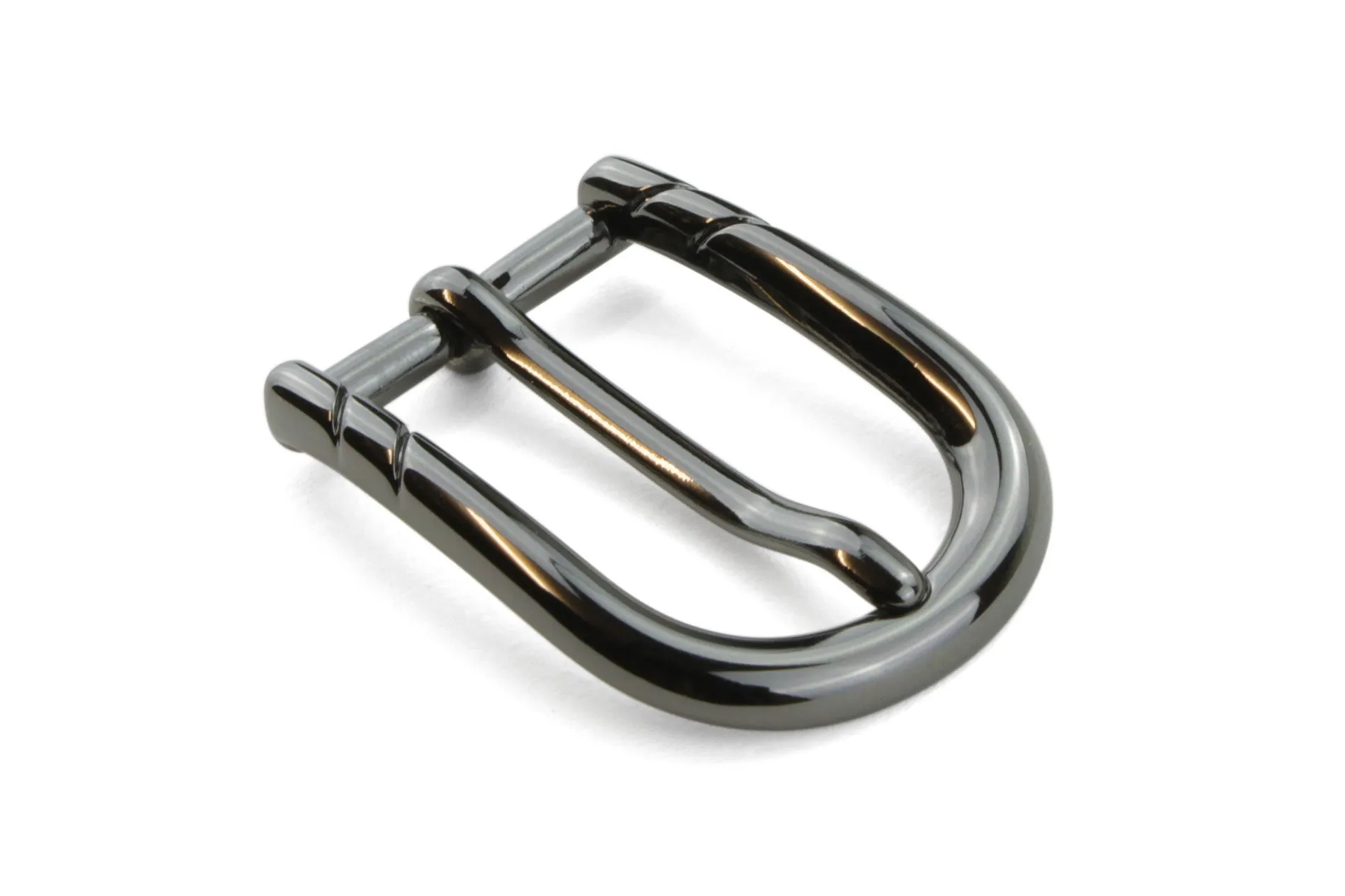 Sleek Rounded Prong Buckle 20mm