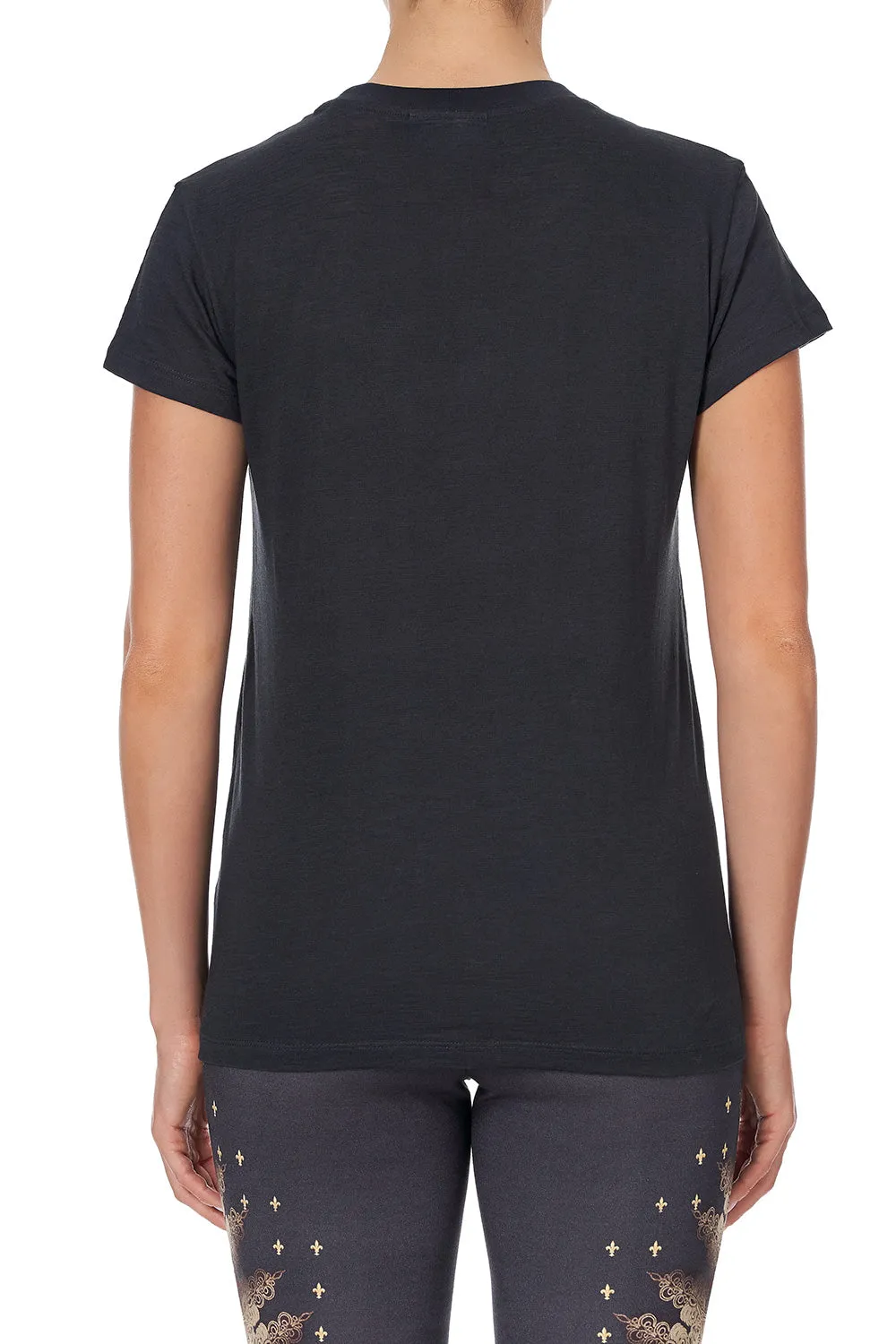 SLIM FIT ROUND NECK T-SHIRT THIS CHARMING WOMAN