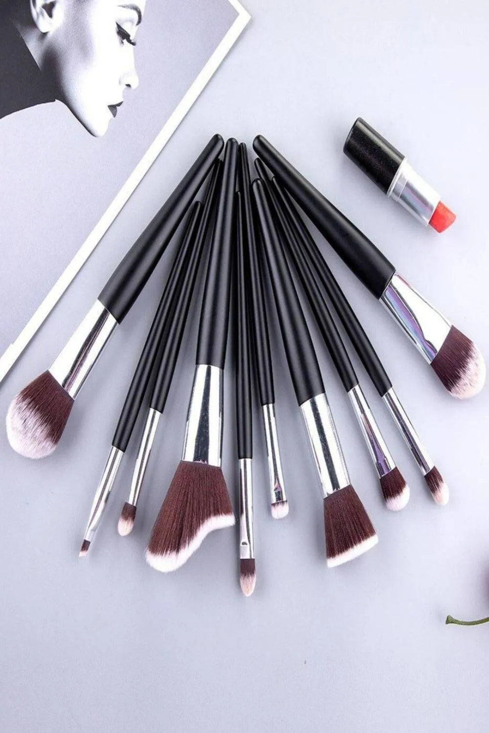 Soft Professional Makeup Brush Set With Bag