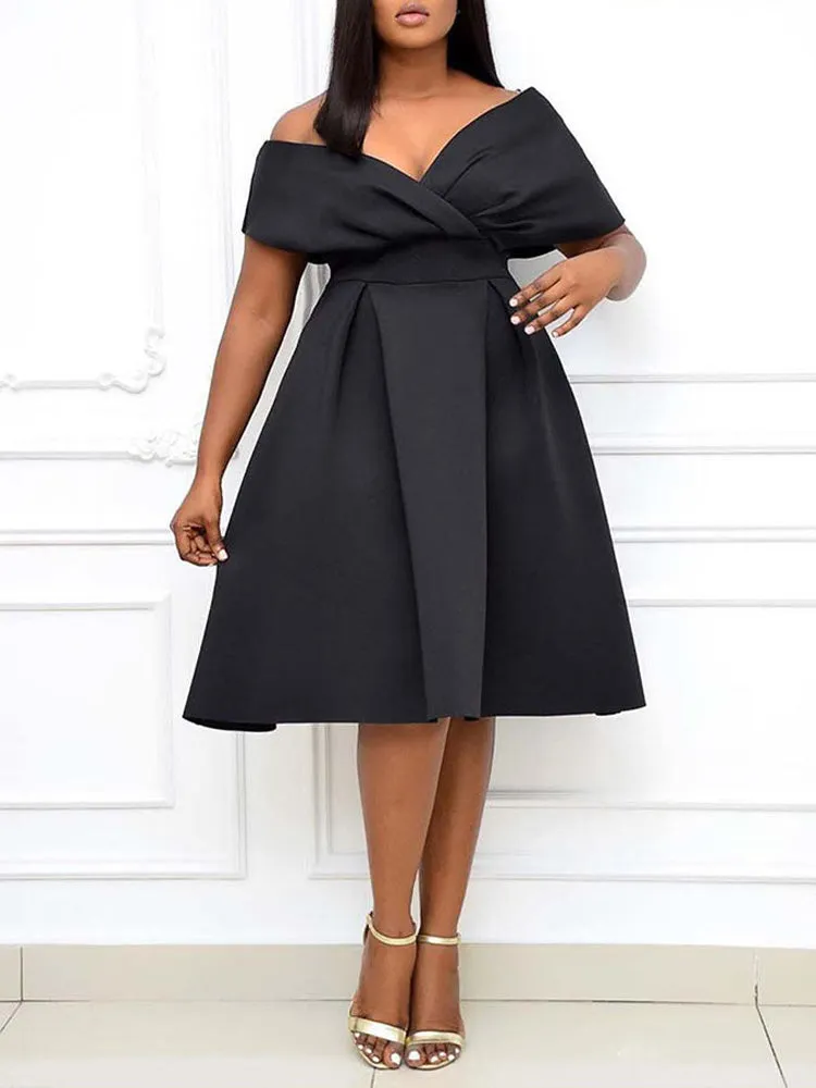 Solid Slit Graceful Tie Ruched Skirt