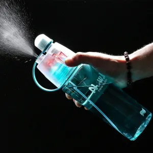 Spray Plastic Sport Water Bottle