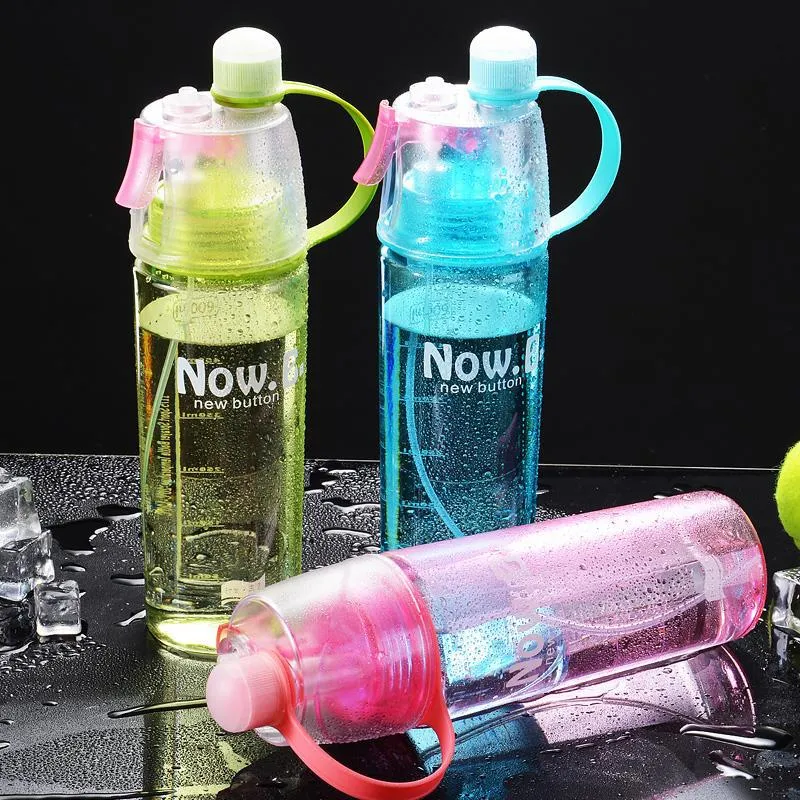 Spray Plastic Sport Water Bottle