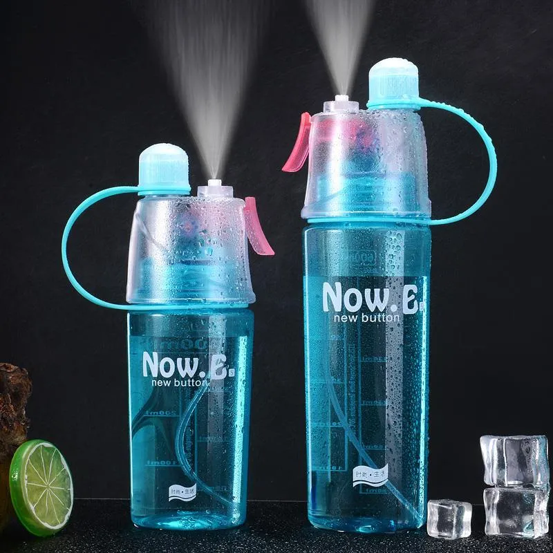 Spray Plastic Sport Water Bottle