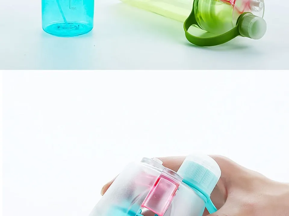 Spray Plastic Sport Water Bottle