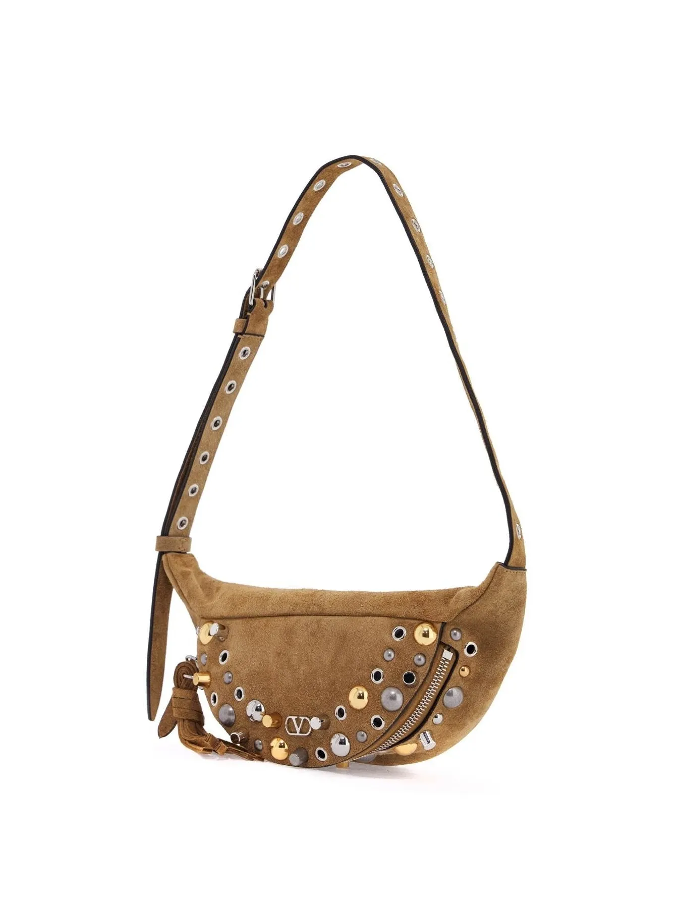 Studded Suede Belt Bag (Marsupio)