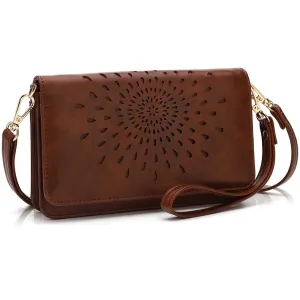 Sunflower Design Multifunctional Crossbody （COFFEE）