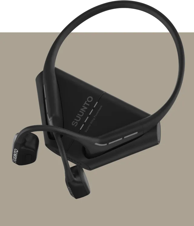 Suunto Wing Bone Conduction Headphones - Black