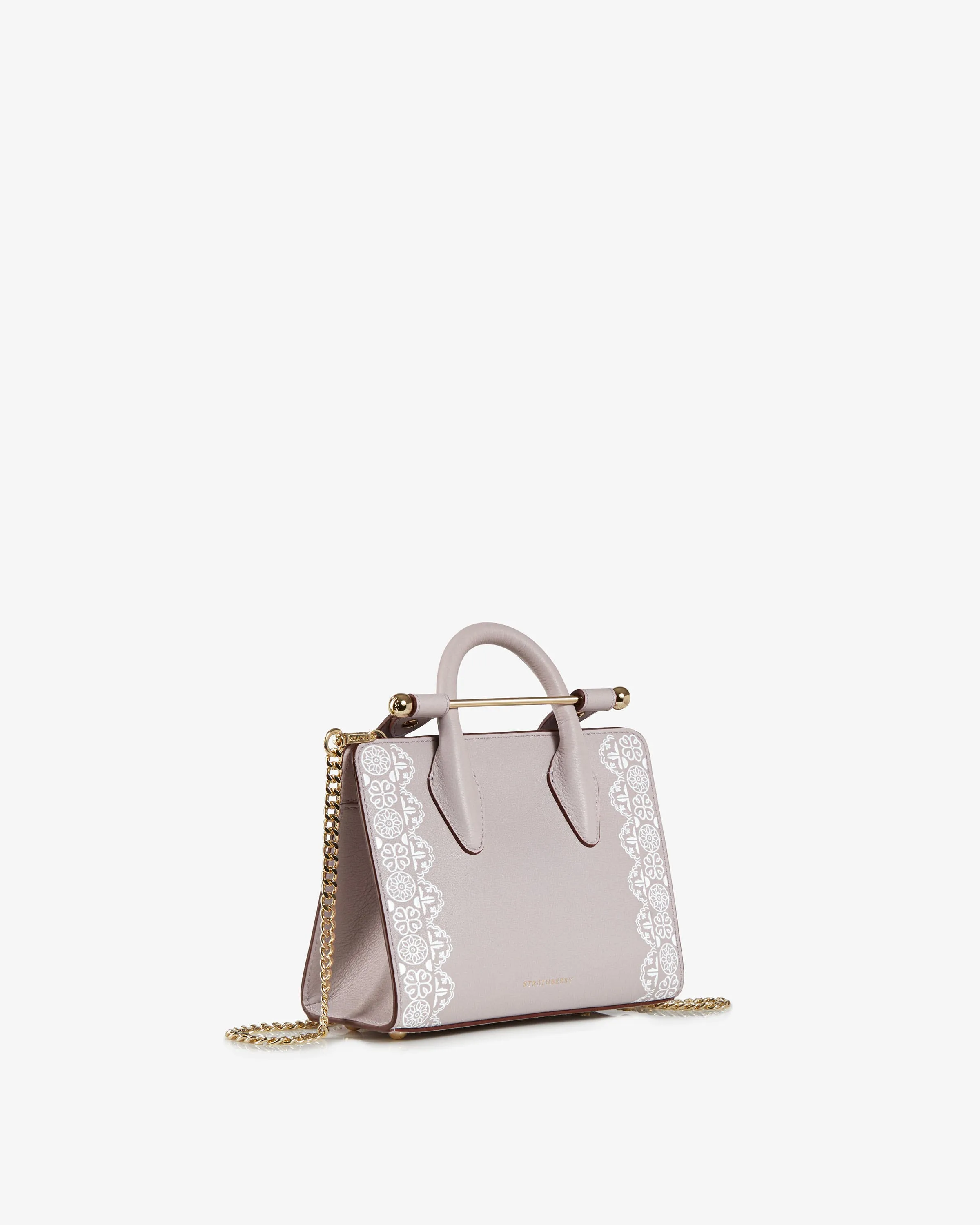 The Strathberry Nano Tote - Lace Lilac