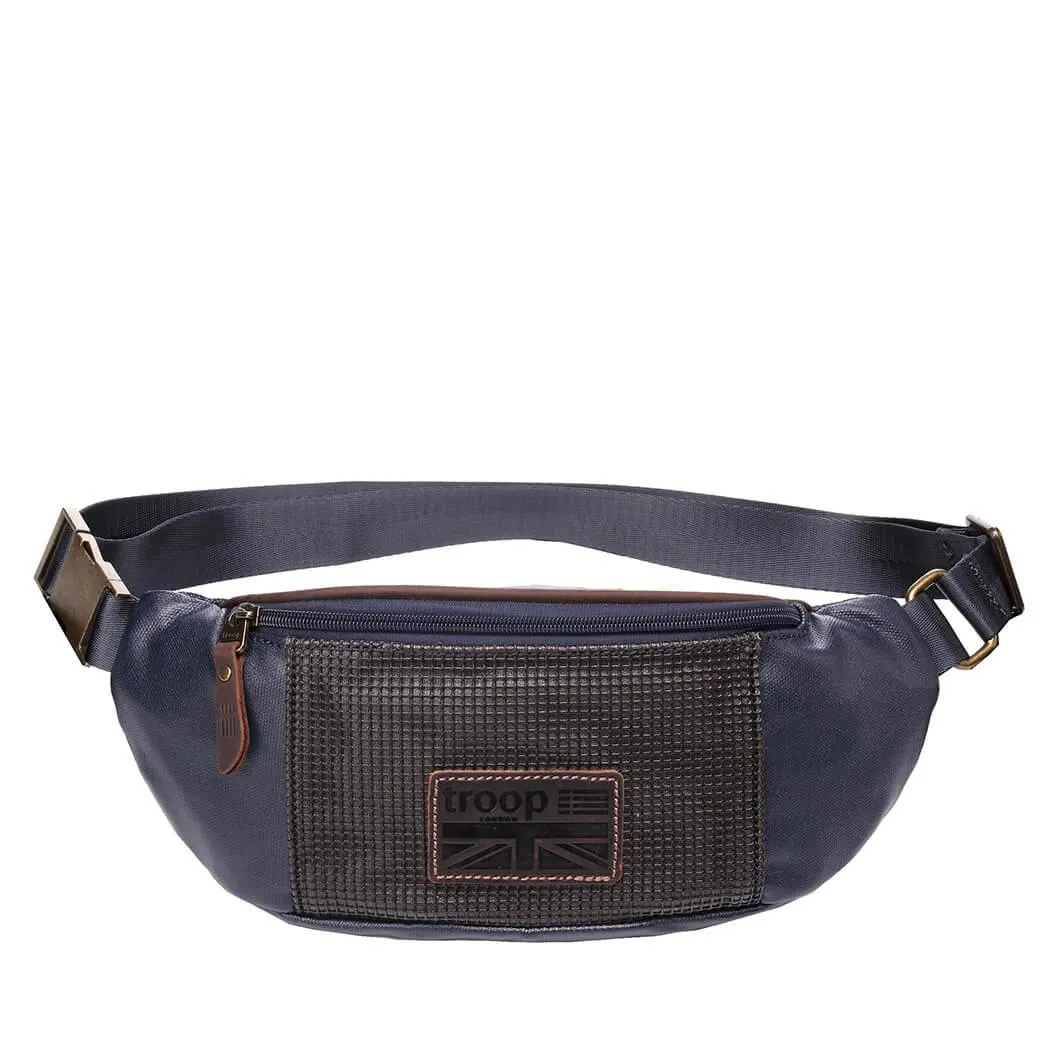 TRP0462 Troop London Heritage Coated Canvas Casual Waist Bag