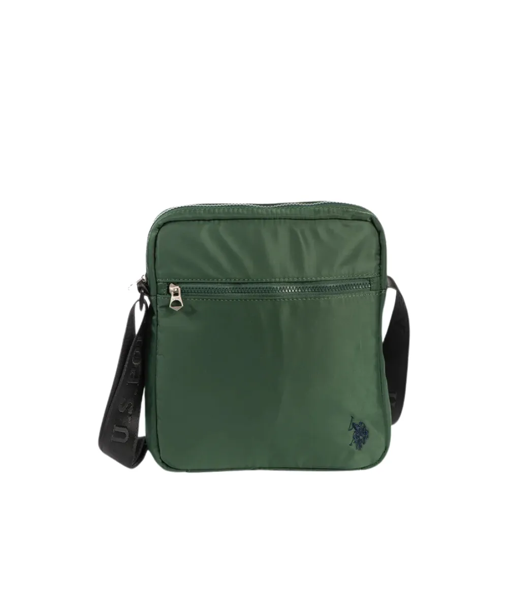 US POLO ASSN. MEN BIGFORK WAIST BAG NYLON IN GREEN