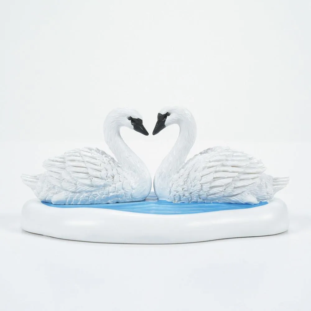 VA, White Christmas Swans, 6007677, Department 56