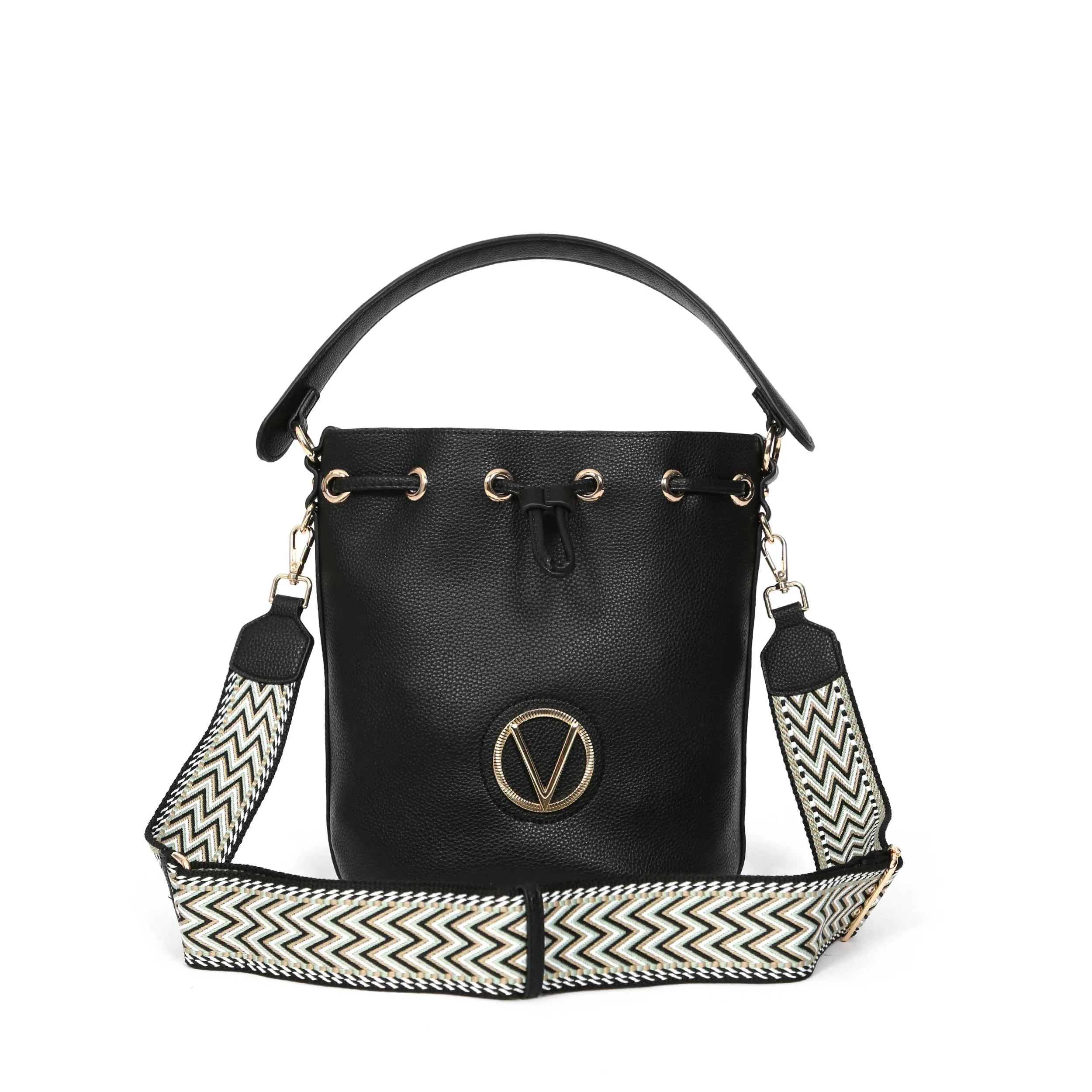 Valentino Bags Katong Ladies Bucket Bag in Black