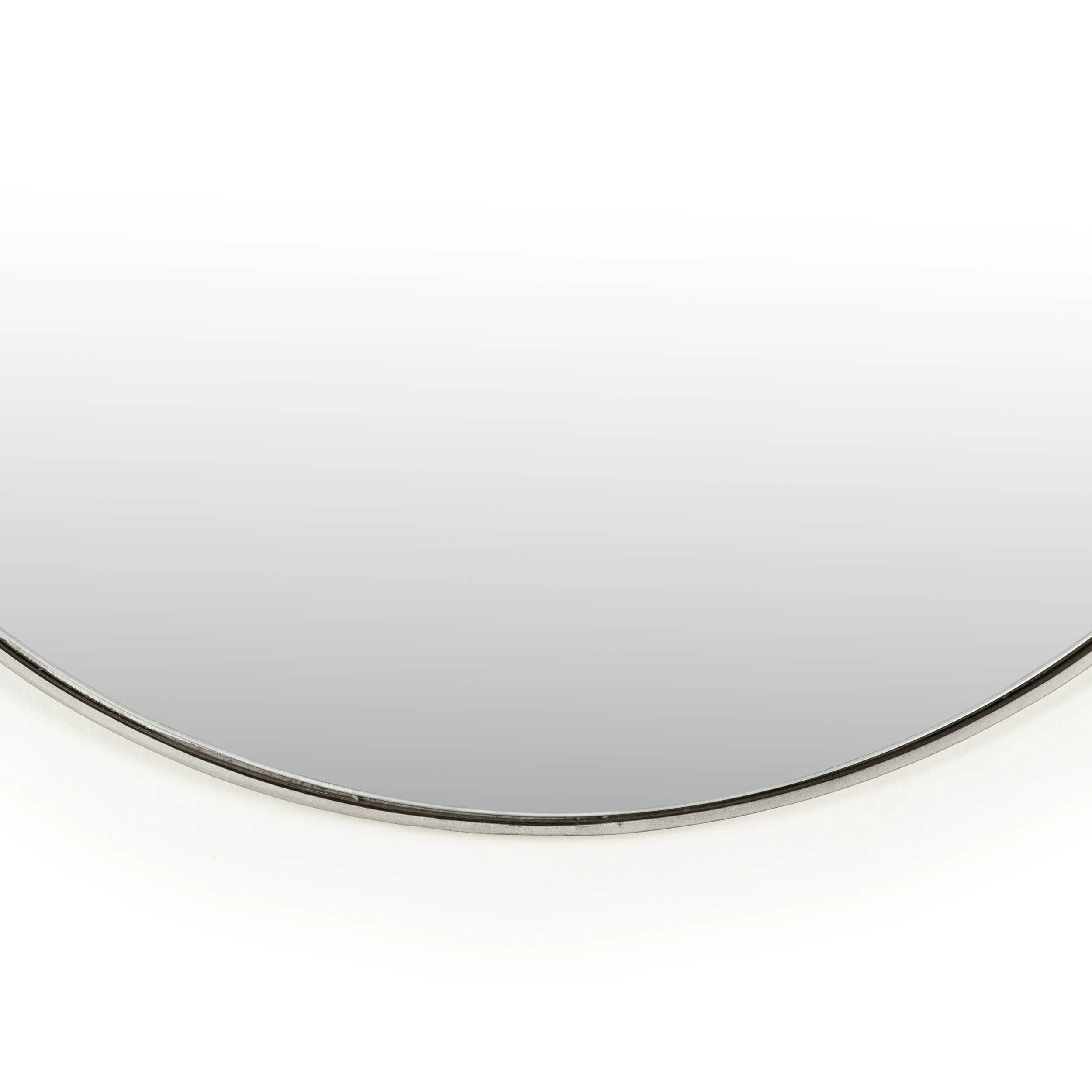 Vina Mirror, Antique Silver