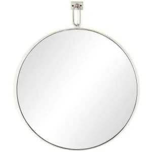 Vina Mirror, Antique Silver