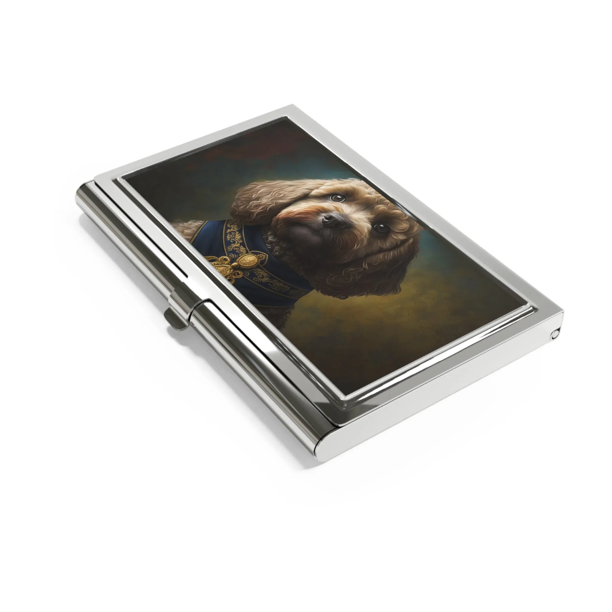 Vintage Victorian Cockapoo Business Card Holder