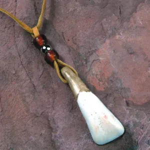 Water Buffalo Tooth Bone Pendant