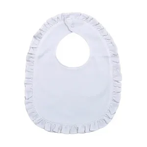 White Ruffle Bib