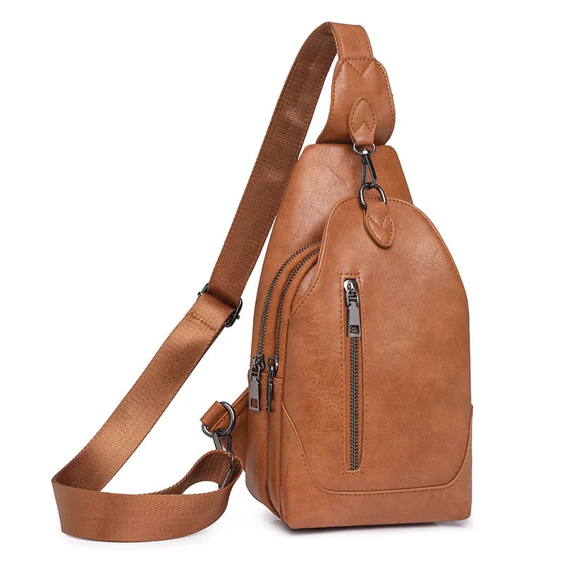 WOMEN'S VERSATILE RETRO CHEST BAG AND WAIST BAG