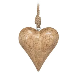 Wood Heart Ornament