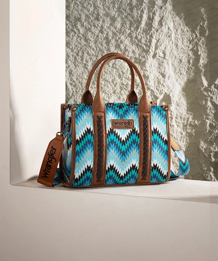 Wrangler Southwestern Pattern Concealed Carry Wide Tote Set